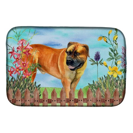 Carolines Treasures Boerboel Mastiff Spring Dish Drying Mat CK1208DDM